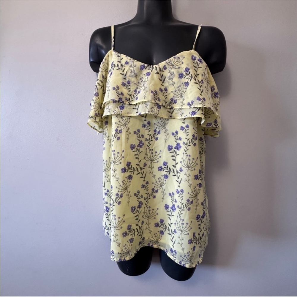 Ricki's Yellow and Purple Floral Camisole